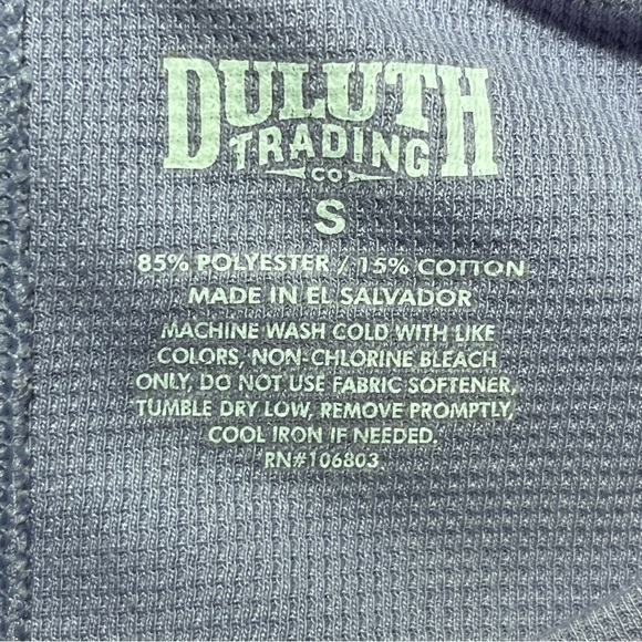 Duluth Trading Shirt Womens Small Purple Thermal Crew Neck Waffle Knit - Picture 3 of 8